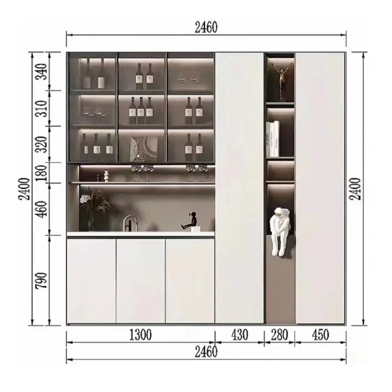 好看又實(shí)用的餐邊柜設(shè)計！快來抄作業(yè)吧~